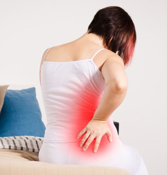 Lumbar osteochondrosic symptoms