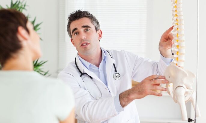 If you have symptoms of osteochondrosis, you should see a doctor to prescribe a hardware examination of the spine.